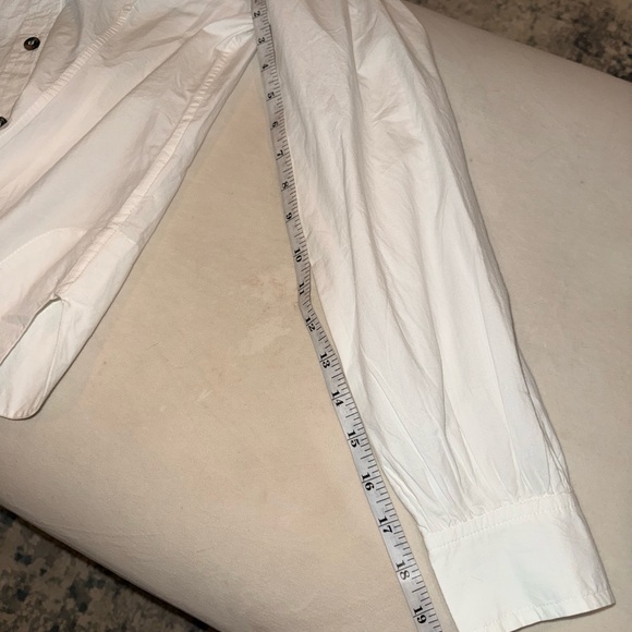 GANNI Vintage Inspired Collared Poplin Top - Picture 5 of 8